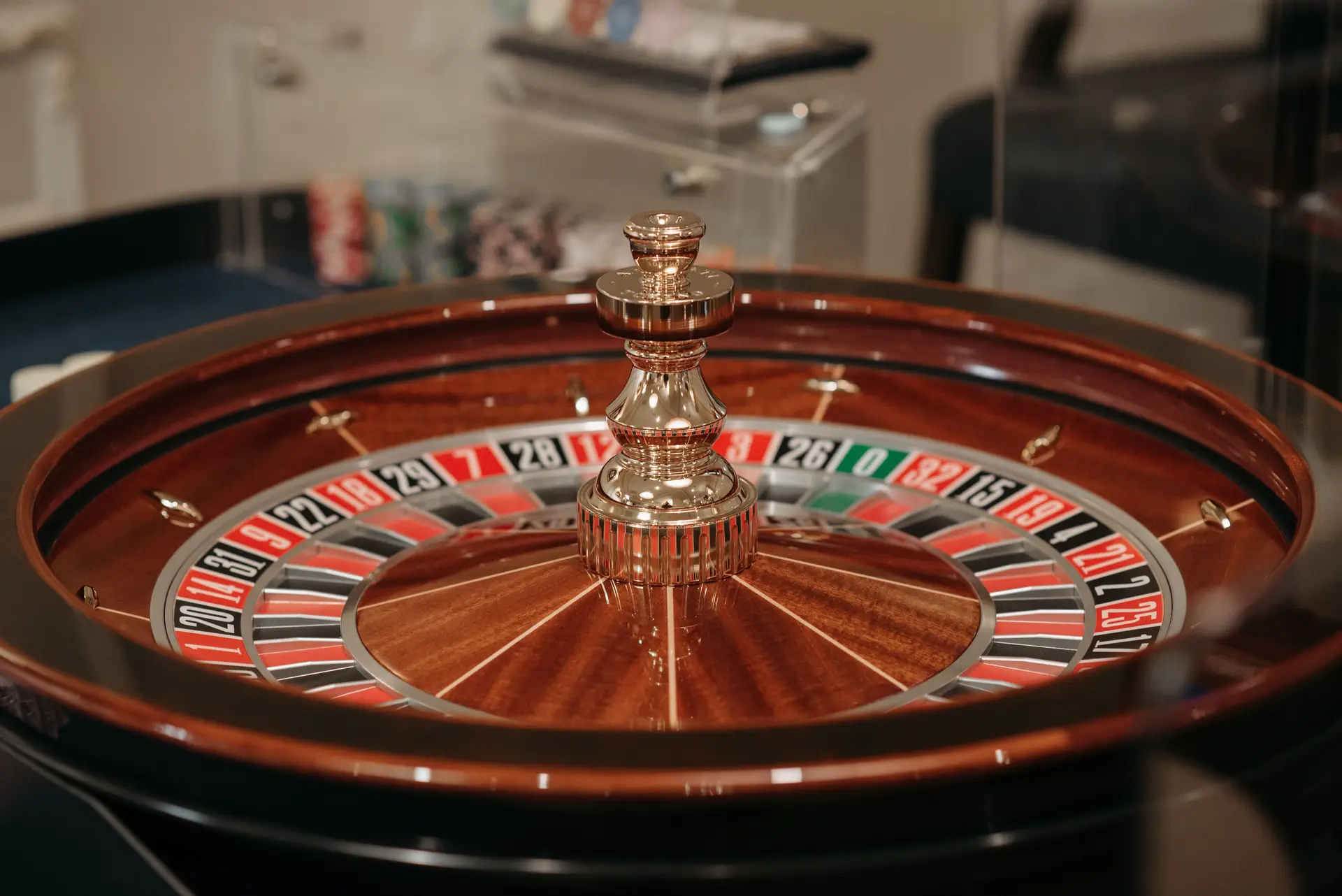 Classic roulette wheel