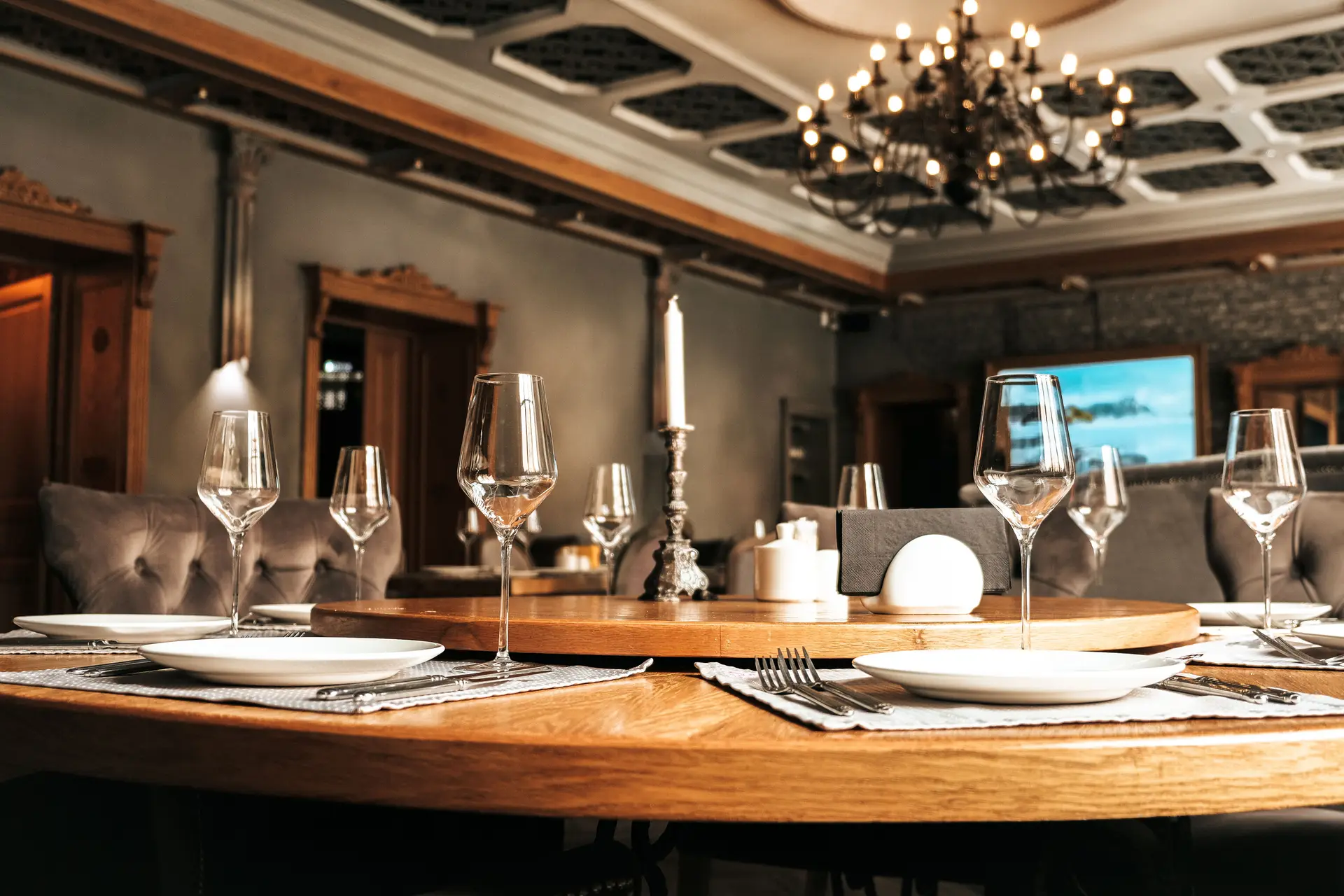 Elegant dining setup